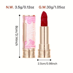 5 Colors Chinese Style Matte Velvet Lipstick Set Gift