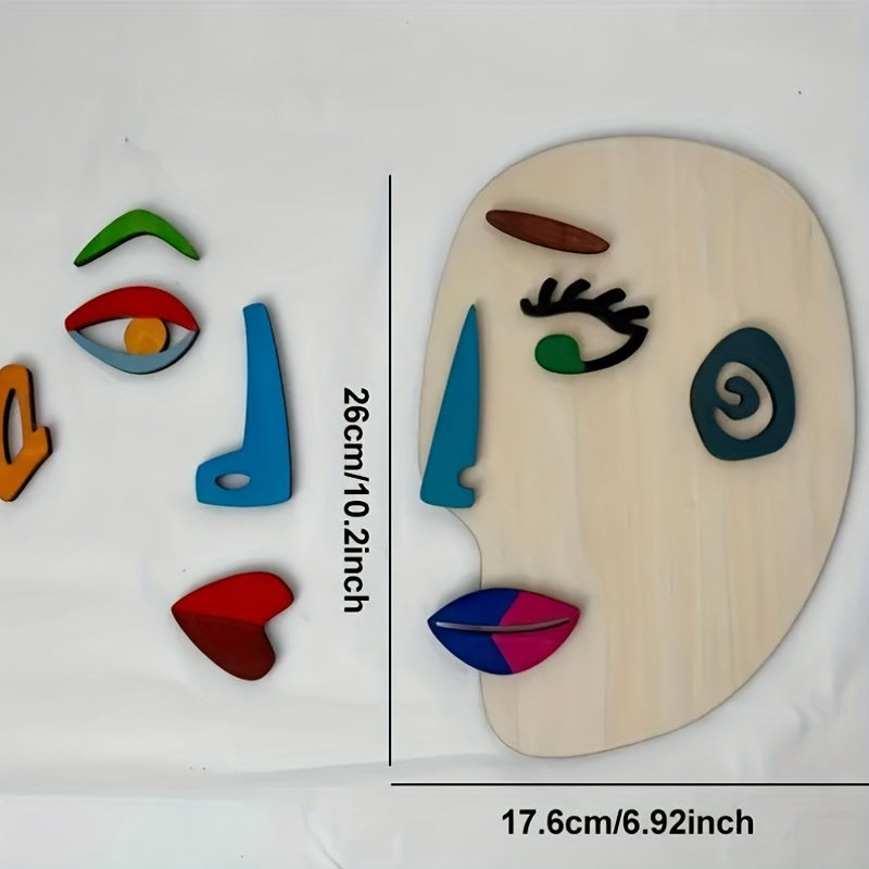 Montessori Wooden Puzzles Faces Educational Halloween Christmas