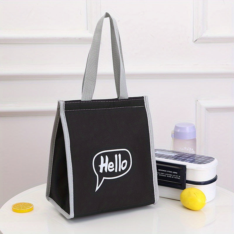 Cationic Bento Bag Insulated Portable Picnic School Office Bag