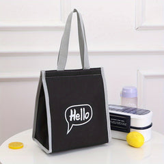 Cationic Bento Bag Insulated Portable Picnic School Office Bag
