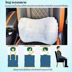 Inflatable Pillow for Travel Home & Camping Portable Neck Support