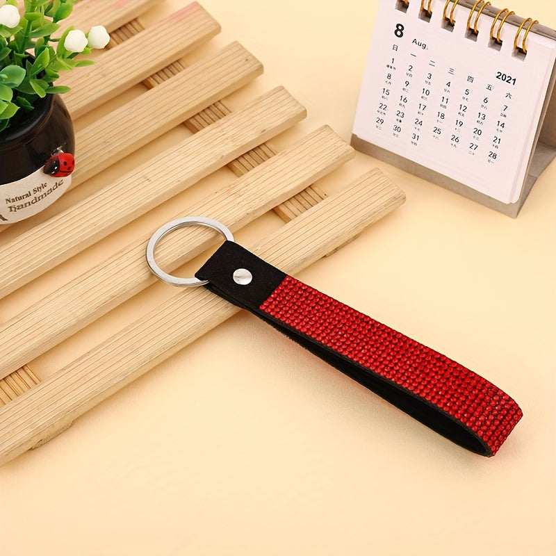 Keychain Rope Webbing Wristlet Unisex Couple Style Gift Pendant
