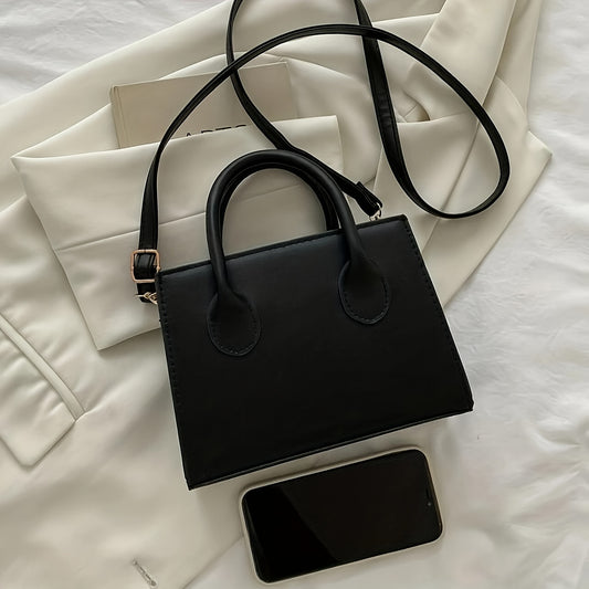 Square Mini Crossbody Bag Top Handle Shoulder Purse