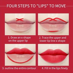 12 Colors Matte Lip Liner Pencil Set Waterproof Long Lasting Velvet Lip Liners