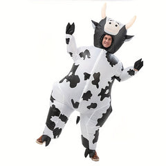 Inflatable Cow Costume Set - Perfect for Parties, Halloween, Stage Performances