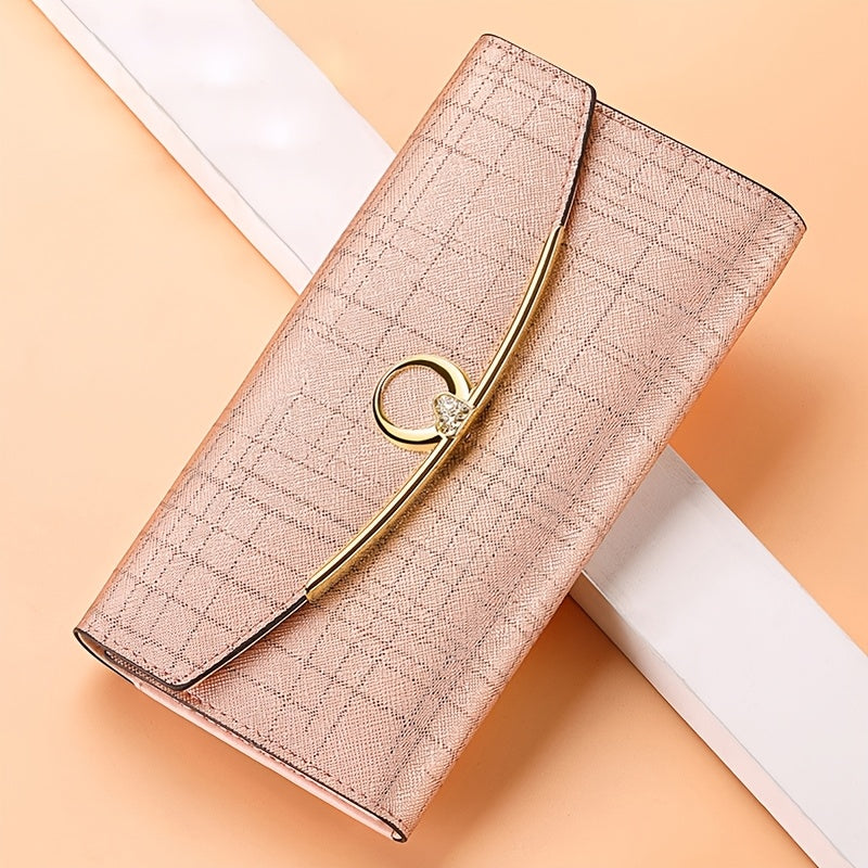 Women's Trifold Wallet RFID Blocking Clutch Handbag