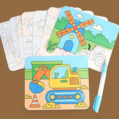 Sand Painting Drawing Board Paint on Sand Educational Toy