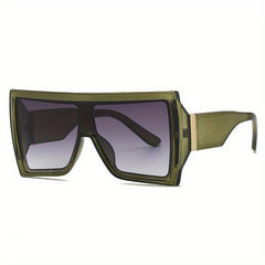 Oversized Gradient Sunglasses UV400 for Summer Beach Party