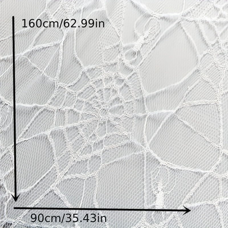 Halloween Spider Web Jacquard Lace Fabric
