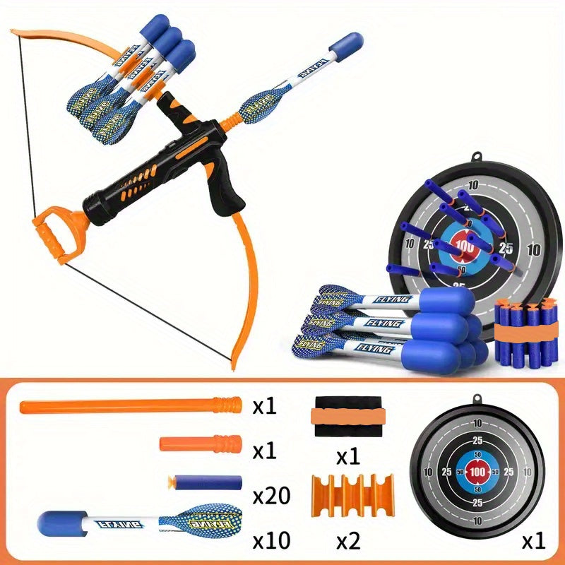 Kids Bow and Arrow Set for Ages 2-4 Range 10 Arrows 2 Archers 20 Foam Darts