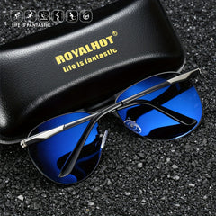 RoyalHot Polarized Alloy Frame Sunglasses Driving Sun Glasses Shades Oculos