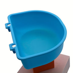 Portable Rabbit Feeder with Hook Durable Plastic Basin Dish