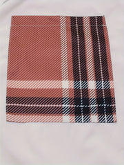Women's Plus Plaid Print Button Up Shirt & Leggings 2 Pc Set