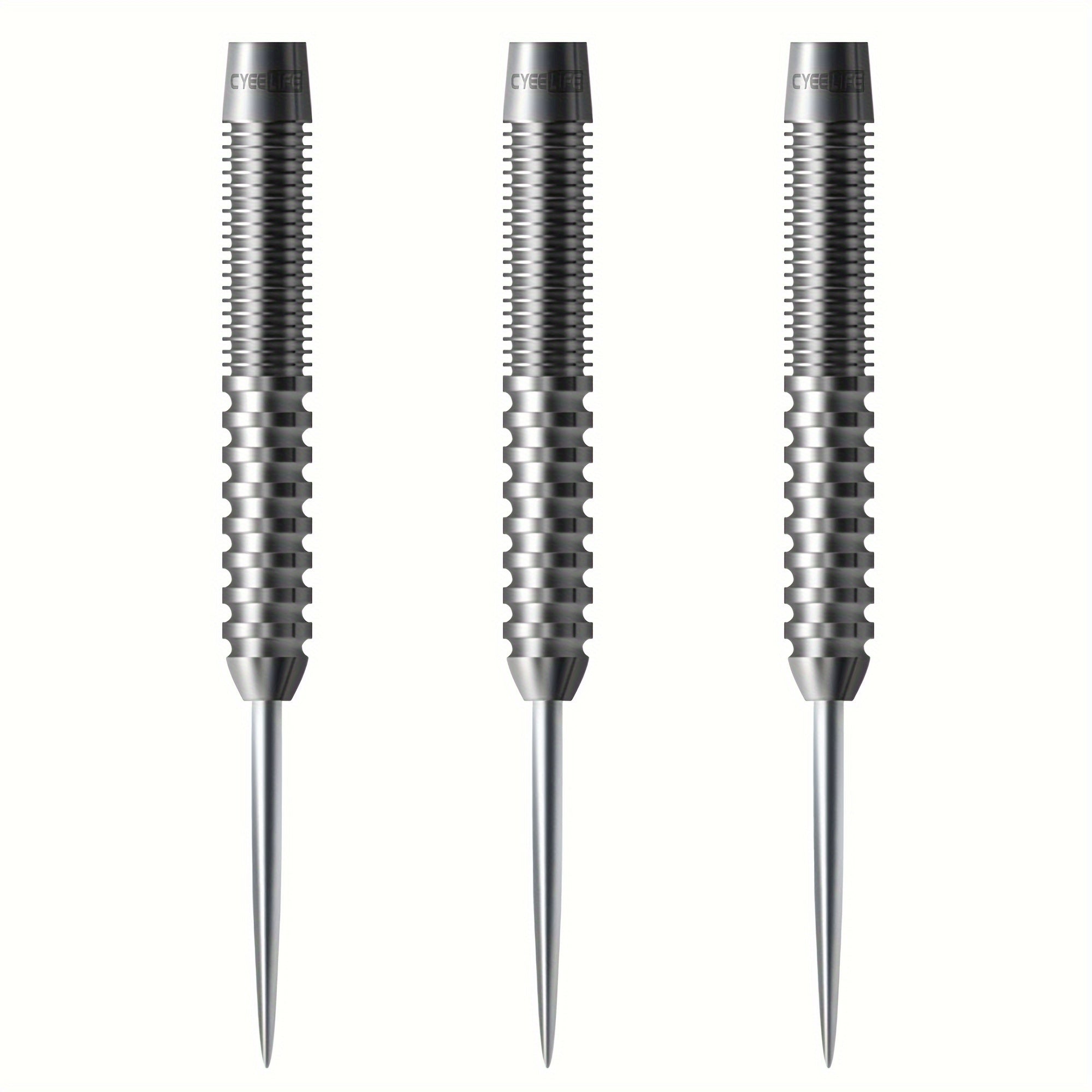 CyeeLife 22 23g Tungsten Steel Dart Barrels 90 Silver