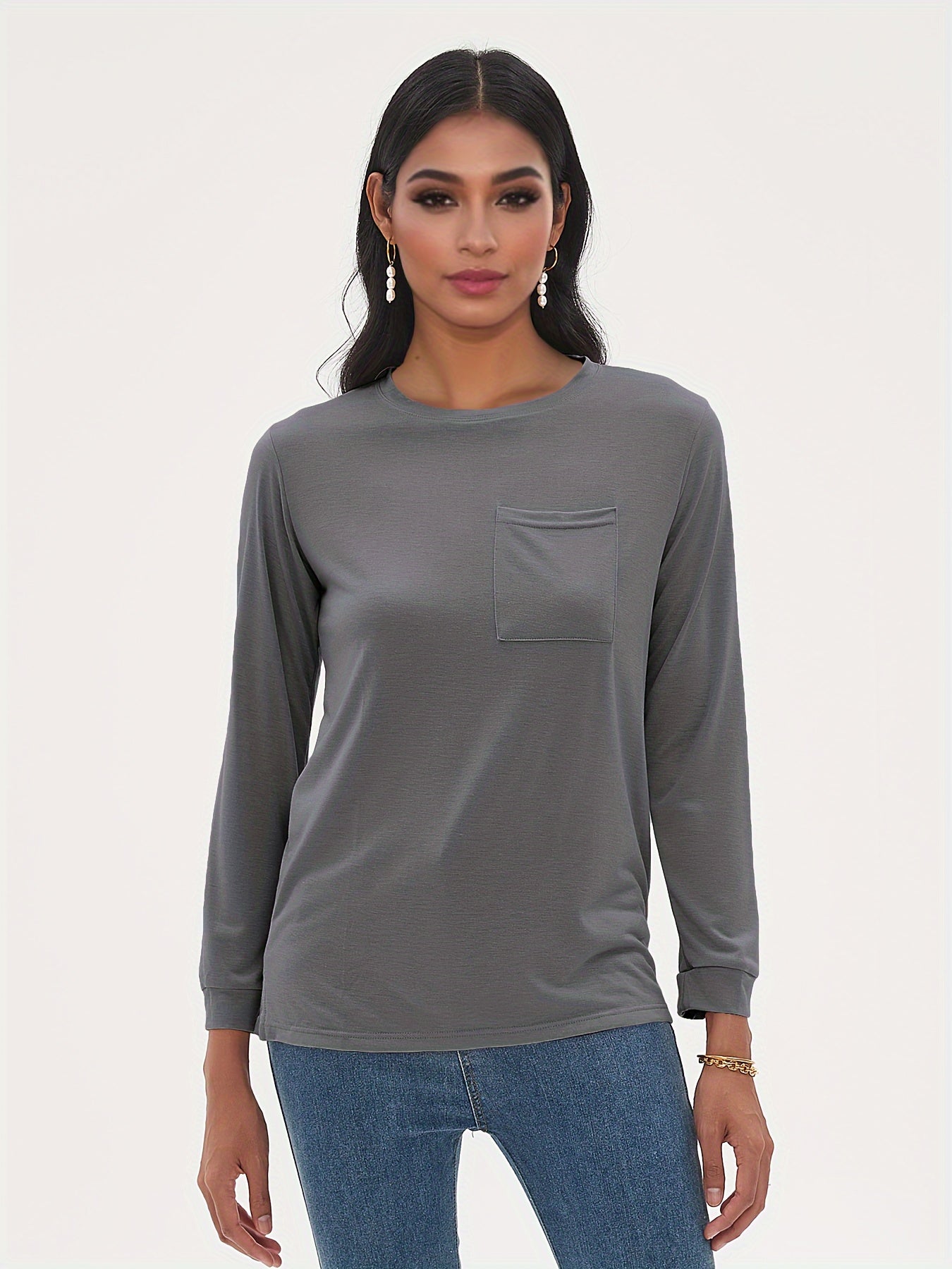 Casual Long Sleeve Sports T-shirt Women's Activewear