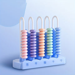 Pink 10,000 Bit Abacus for Beginners - Educational Math Learning Tool