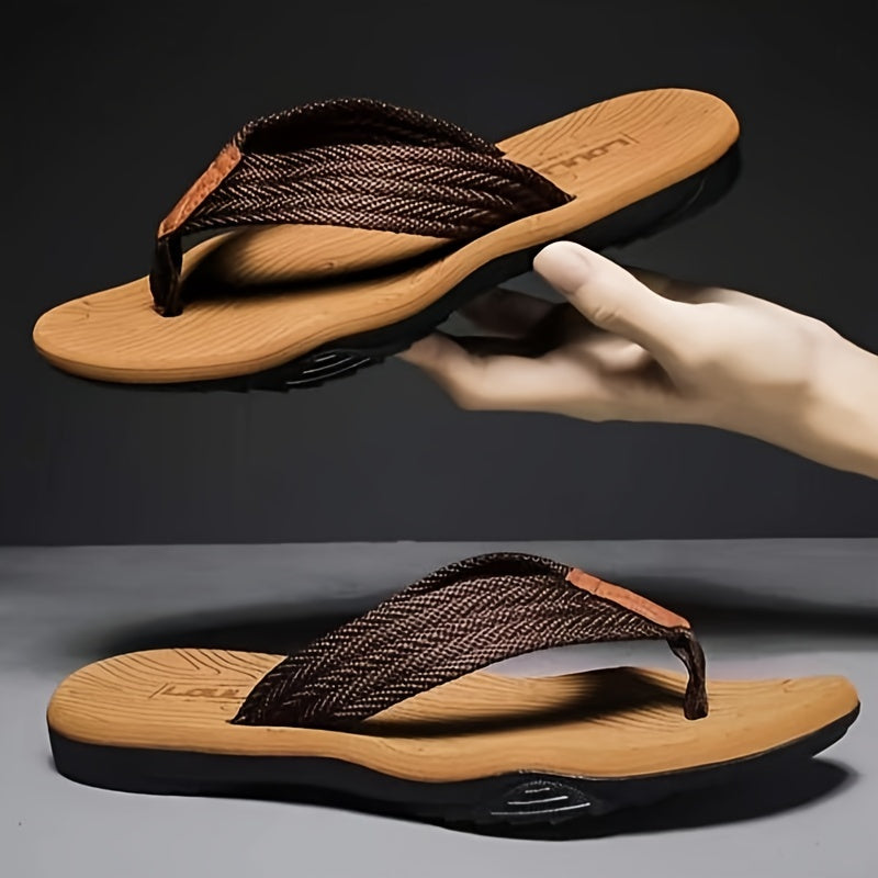 Men's Lightweight Comfy Non Slip Flip Flops for Beach Summer