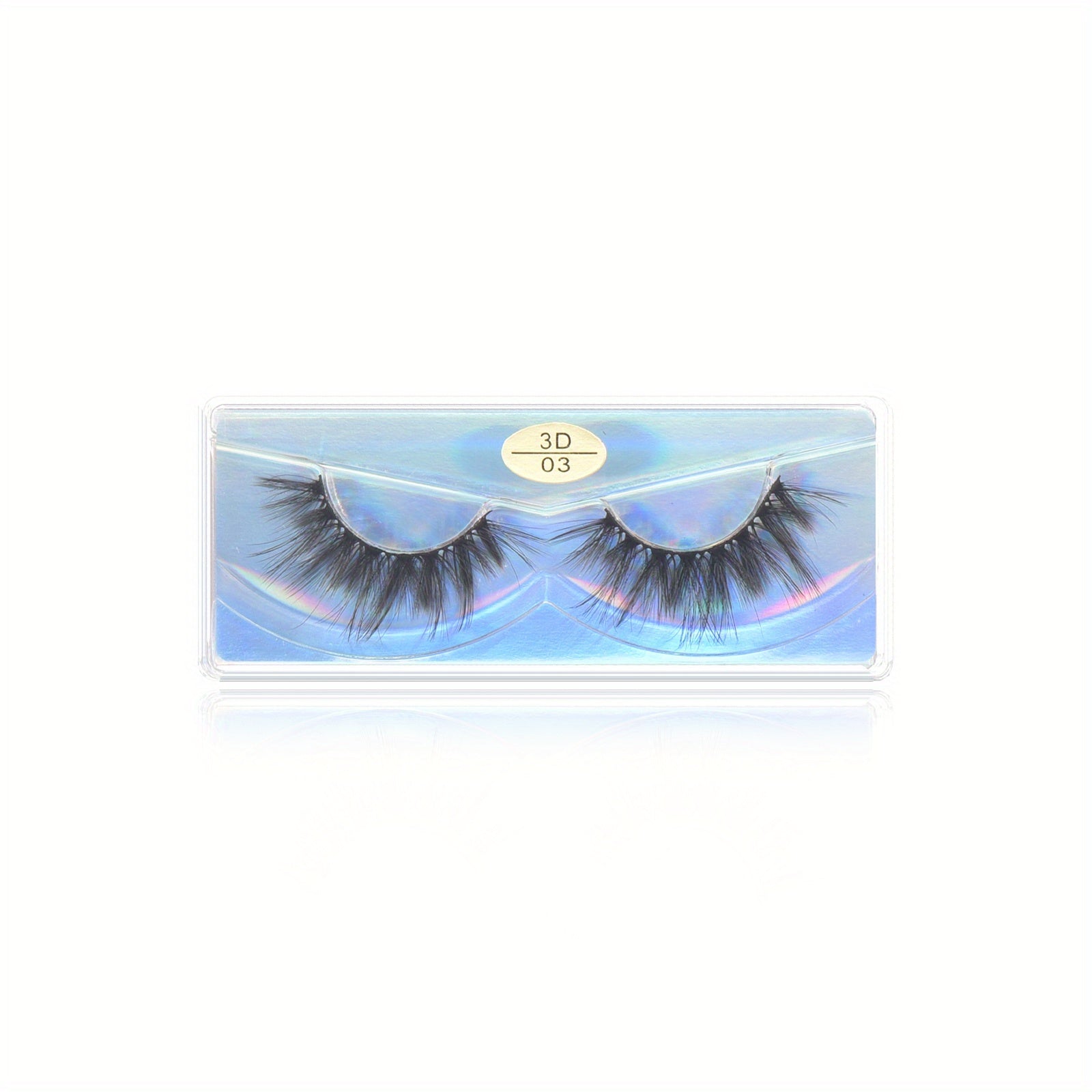 10 Styles Thick False Eyelashes Single Pair Travel Size