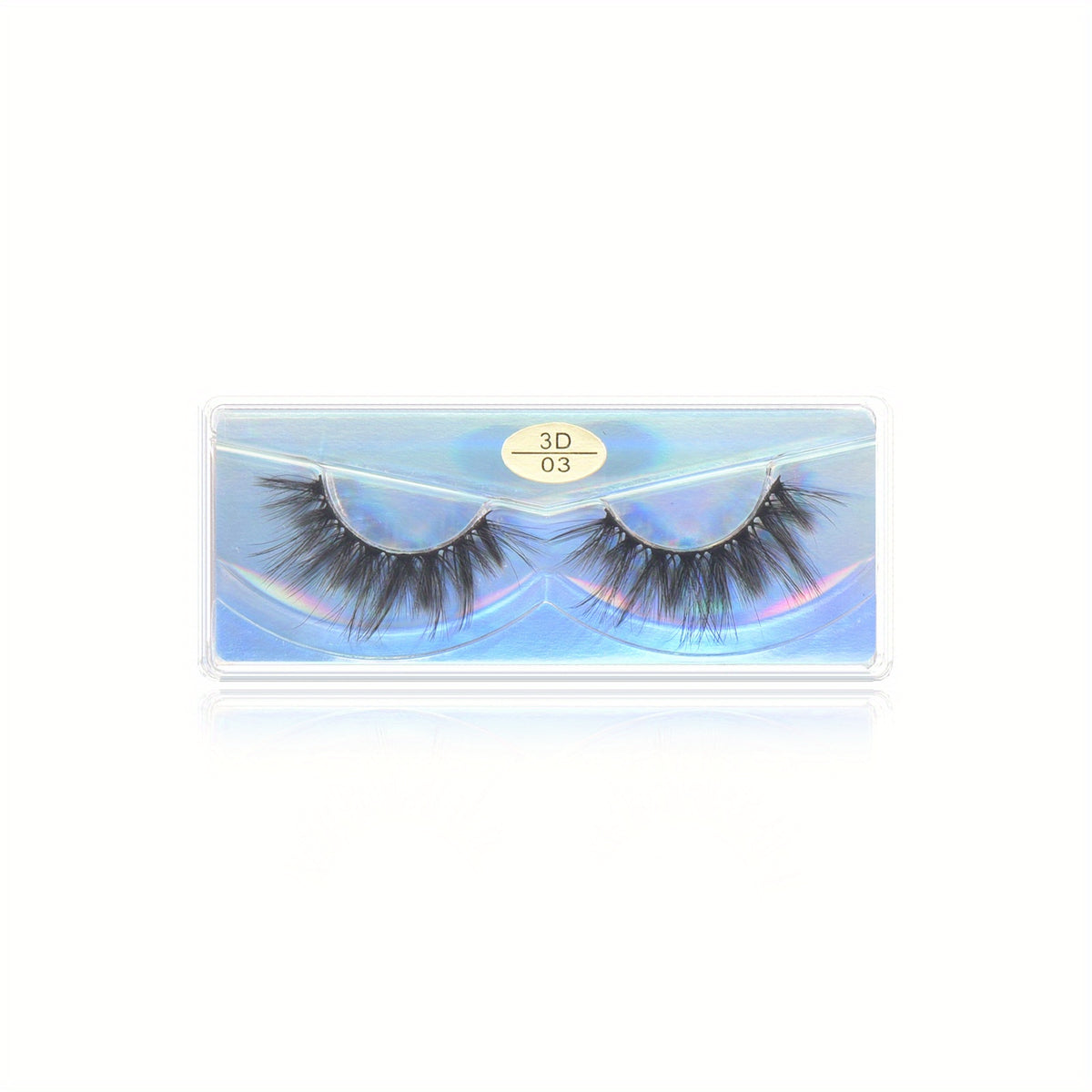 10 Styles Thick False Eyelashes Single Pair Travel Size