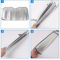 Car Sun Shade Curtain Sunscreen Heat Insulation Blackout