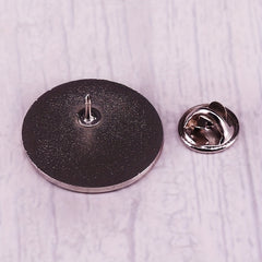 Bright Side Metal Badge Letter Pattern Pin Brooch