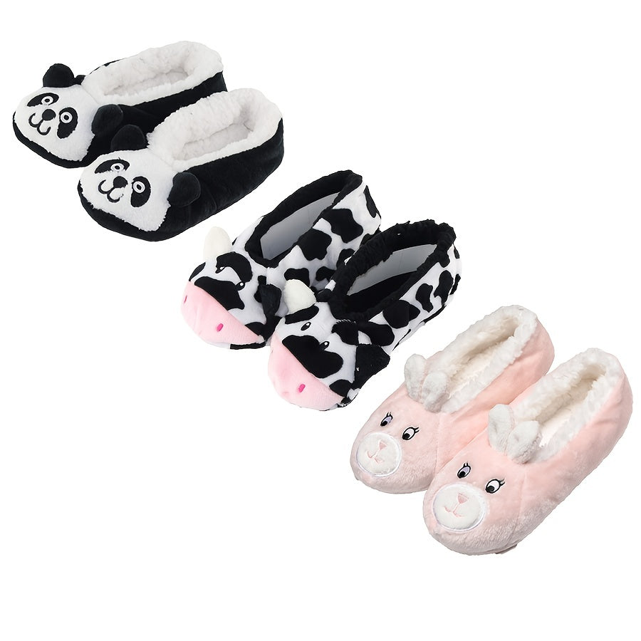 Cartoon Animal Fuzzy Socks Low Cut Floor Socks Women's Stockings