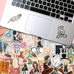 50pcs Cartoon Stickers for Water Bottles Laptops Hydroflasks
