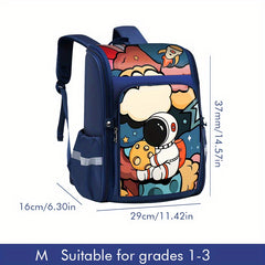 Rocket Astronaut School Bag Laptop Bag Outdoor Sports Casual Backpack