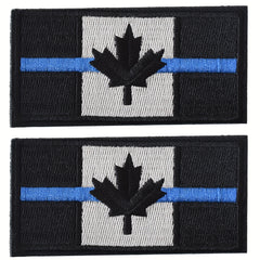 J CARP 2pcs Canadian Flag Patch Military Insignia For Men