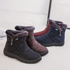 Thermal Fur Lined Snow Boots Non Slip Winter Boots