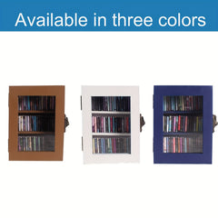 60pcs Tiny Wooden Books Set with Mini Bookshelf, Anxiety Relief Fidget Toy