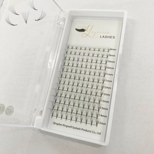0.07mm Volume Premade Fans Lashes Extension False Eyelashes