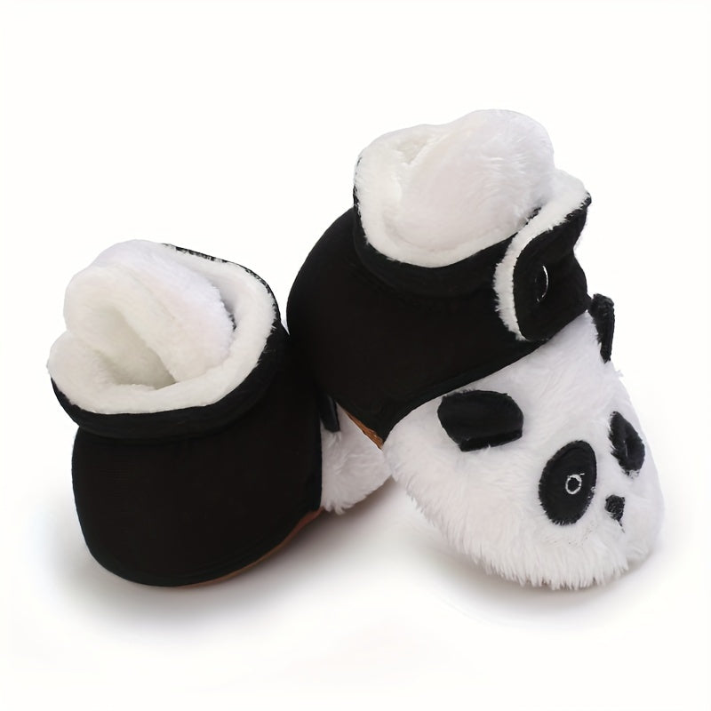 Cartoon Soft Warm Plus Fleece Boots for Baby Boys