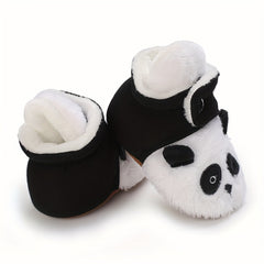 Cartoon Soft Warm Plus Fleece Boots for Baby Boys