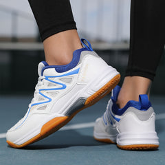 Unisex Tennis Shoes With Shock Absorption Breathable Running Sneakers