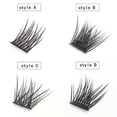 DIY Lash Clusters 3D Eyelash Extensions Natural Volume Wispy Lashes