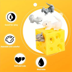 3pcs Squeeze Cheese Fidget Toys Stress Relief Gift