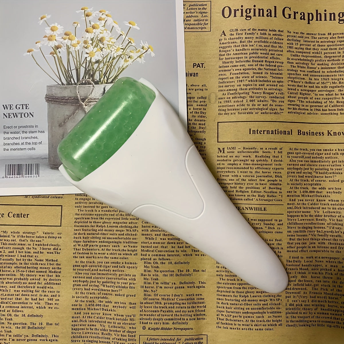 Ice Roller for Face and Eye, Skin Care Tool for Puffiness, Migraine Relief
