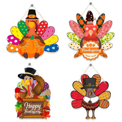 Thanksgiving Party Decoration Hemp Rope Doorplate