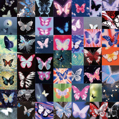 Psychedelic Butterfly Graffiti Stickers - Waterproof Sticker Set