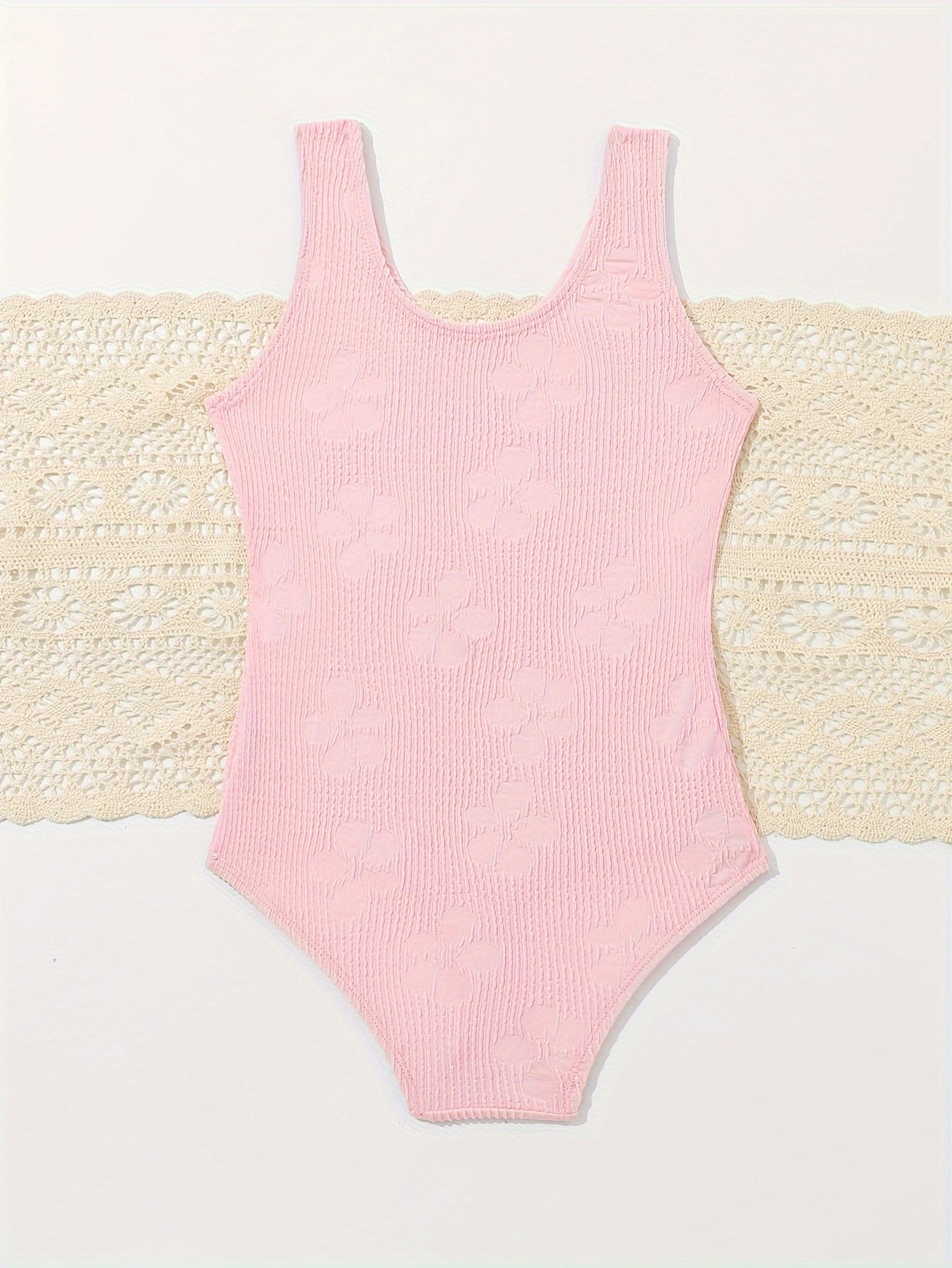 Toddler Girls Stretchy 1 piece Swimwear Beach Vacation Gift