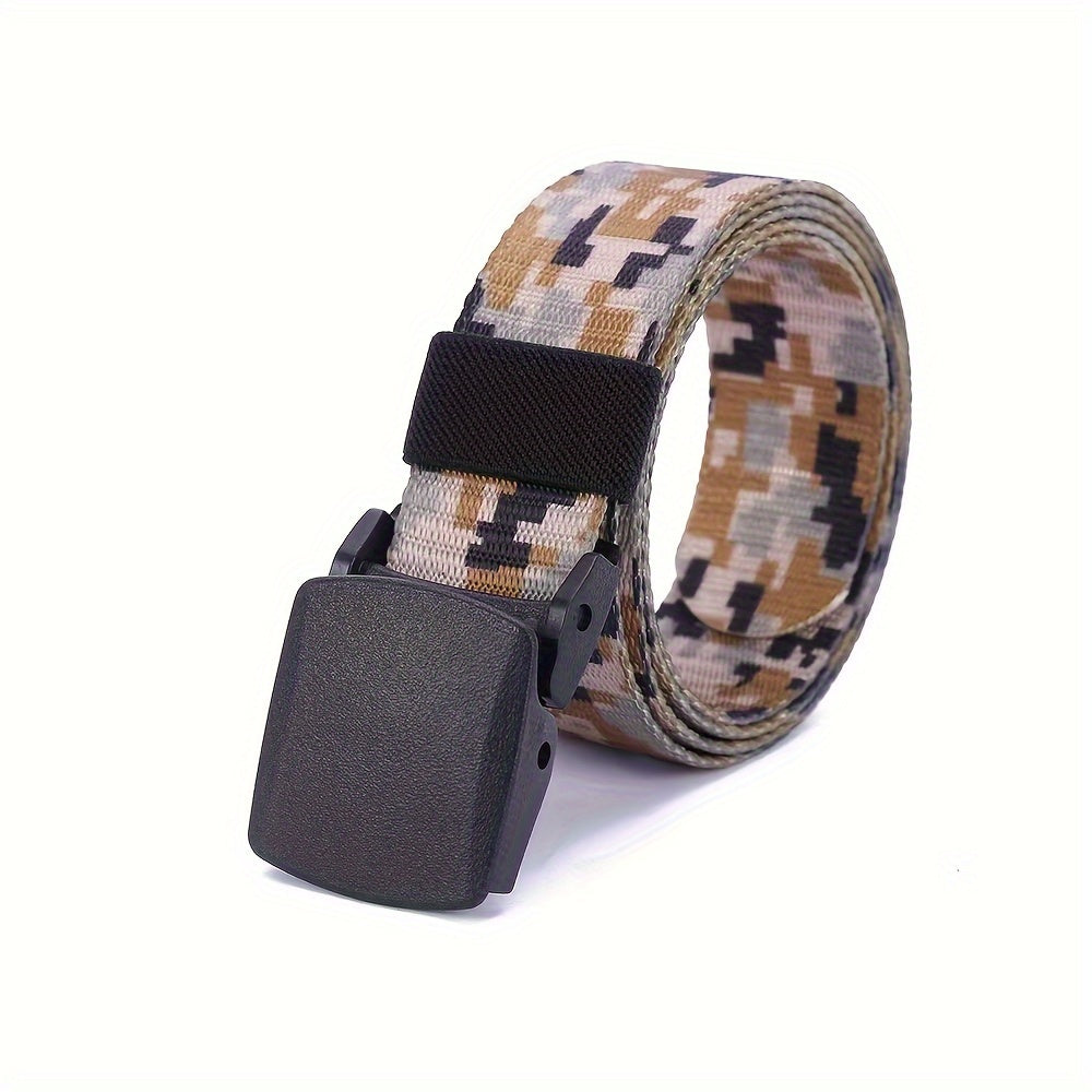 Durable Unisex Outdoor Sports Belt with Automatic Buckle
