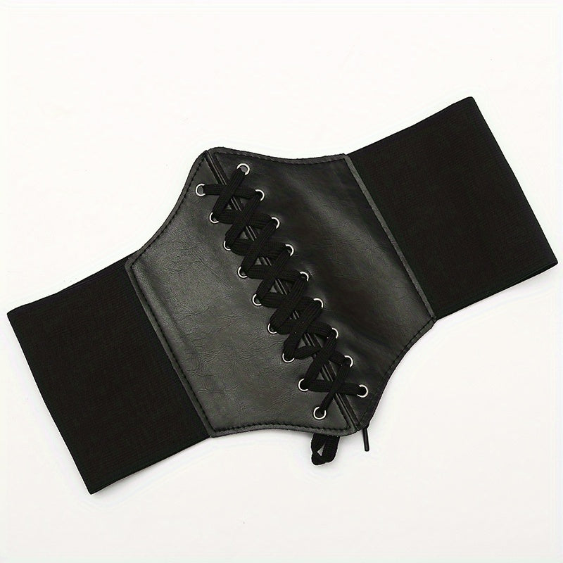 Court Style Wide Girdle Elastic Skinny Elastic Waist Cover Body Shaper