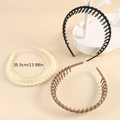 4pcs Waves Hair Band Nonslip Headband for Women Men