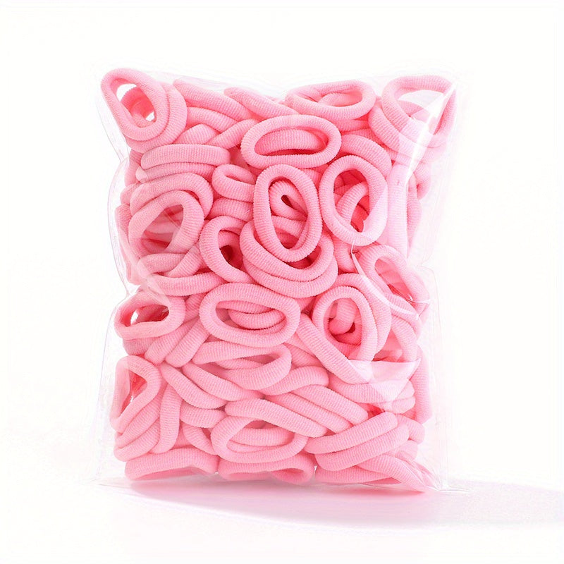 50pcs Colorful Hair Tie Ponytail Holders Scrunchies Hair Accessories for Baby Gi