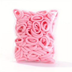 50pcs Colorful Hair Tie Ponytail Holders Scrunchies Hair Accessories for Baby Gi