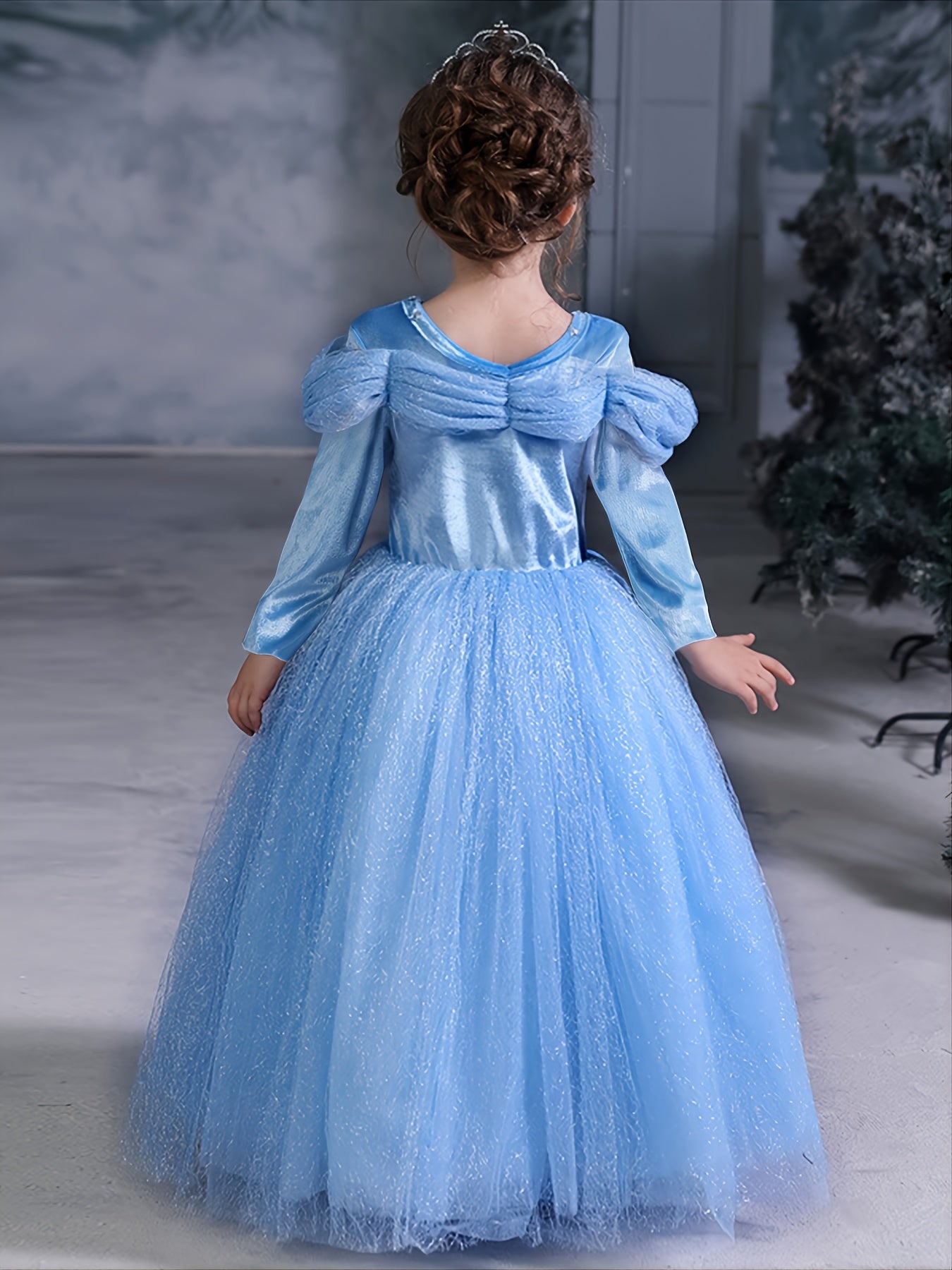 8pcs Butterfly Princess Dress Costume for Girls with Accessories