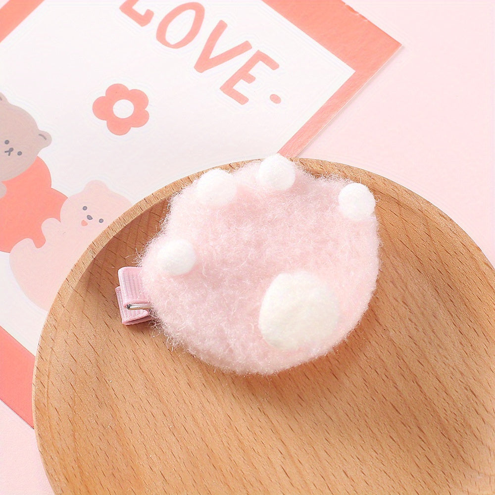 2pcs Cat Claw Hair Clip Baby Girls Hair Accessories