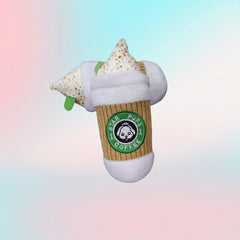 Dog Spice Latte Plush Toy 16.5in