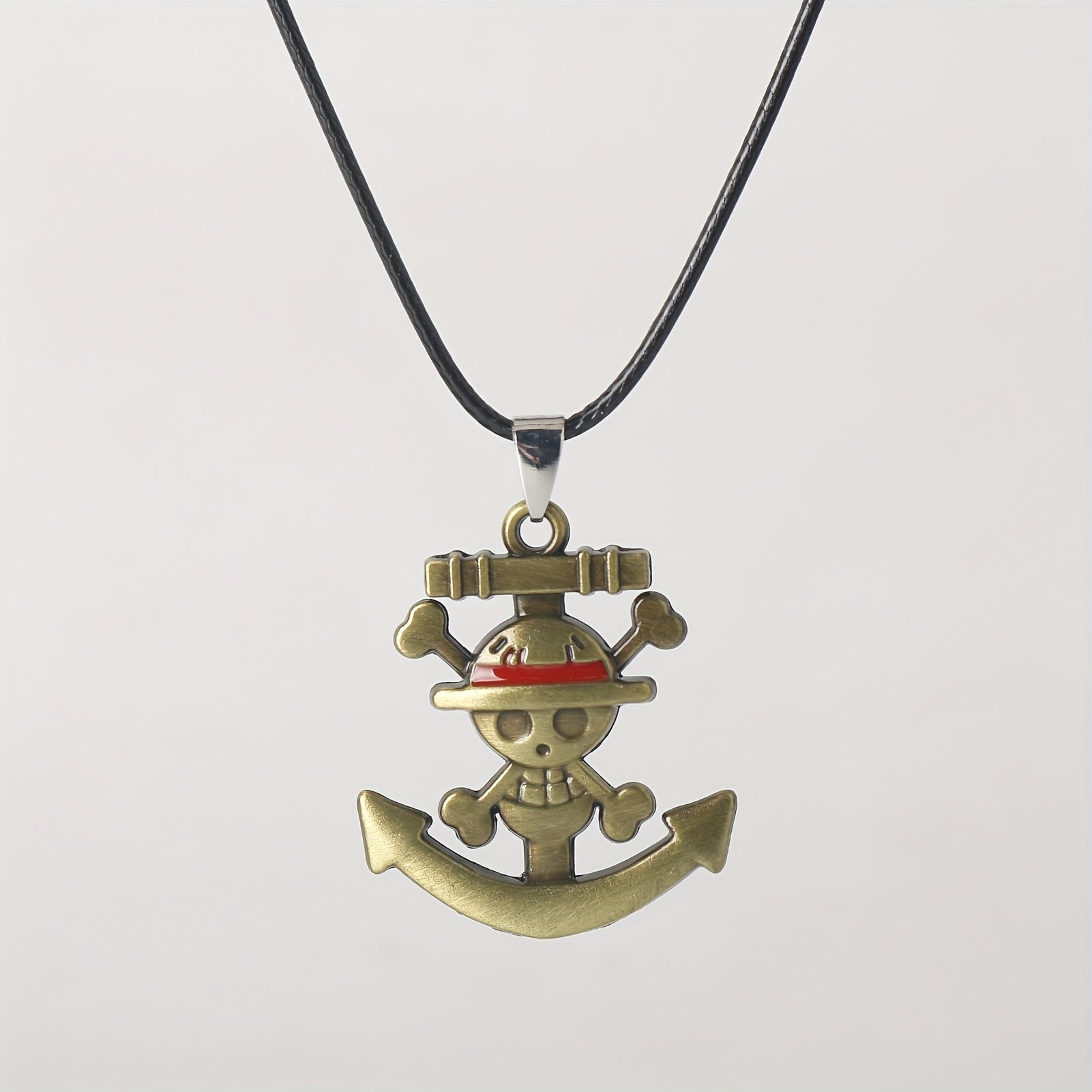 Anime Skeleton Pendant Necklace Pirates Cosplay Gift For Anime Fans